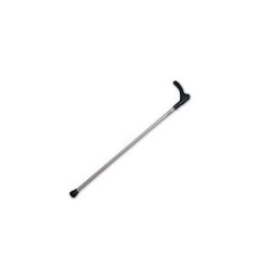 Бастун с фиксирана височина 80 см с права дръжка тип “Силвър” (метален) - Фори