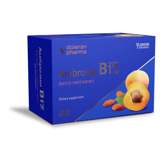 Амброзия B17 (амигдалин) 60 капсули, DOLERAN PHARMA