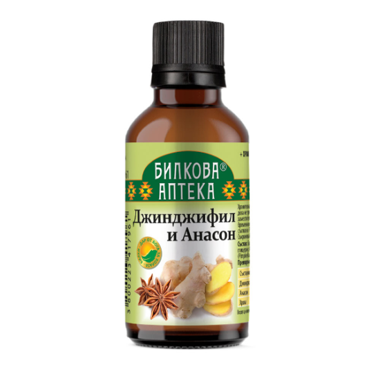 ДЖИНДЖИФИЛ И АНАСОН, тинктура 50мл, Биохерба