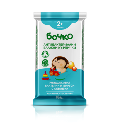 Антибактериални влажни кърпички 18 бр - БОЧКО / ЛАВЕНА