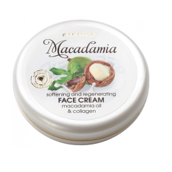 Успокояващ и регенериращ крем за лице с масло от макадамия 120 мл - Ариес