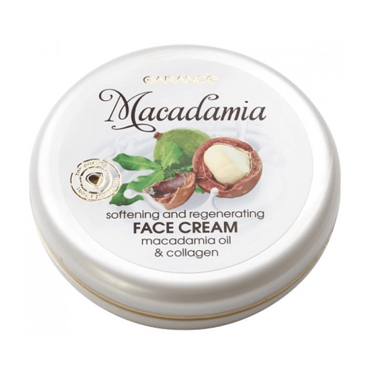 Успокояващ и регенериращ крем за лице с масло от макадамия 120 мл - Ариес