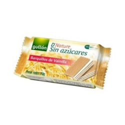 Вафли без захар Диет Натур с ванилов крем 60 гр Gullon, Испания
