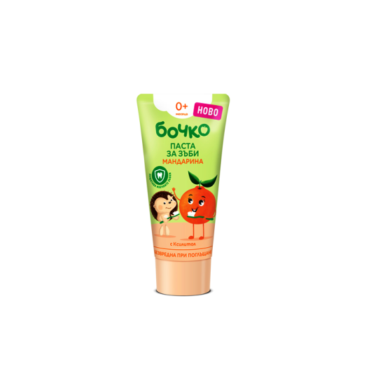 Паста за зъби Мандарина 50 мл - БОЧКО / ЛАВЕНА