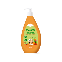 Шампоан за коса и тяло Бадем и невен 400 мл - БОЧКО / ЛАВЕНА