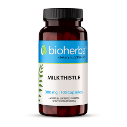 БЯЛ ТРЪН/ MILK THISTLE, 100 капсули, 380 мг, Биохерба