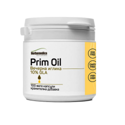 Prim Oil / Вечерна иглика 10% GLA 100 капсули, Хербамедика