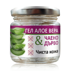 Гел алое вера и чаено дърво, Чиста кожа, 100 ml, Биохерба