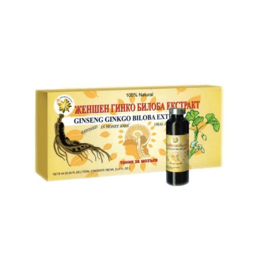 Женшен с Гинко Билоба 10 мл x 10 флакона - ТНТ - 21