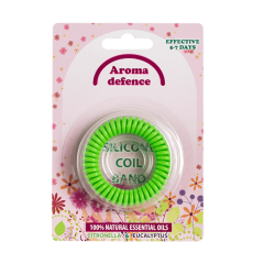 ГРИВНА ПРОТИВ КОМАРИ ЦИТРОНЕЛА СИЛИКОНОВА СПИРАЛА - AROMA DEFENCE
