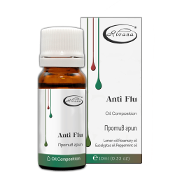 ПРОТИВ ГРИП - КОМПОЗИЦИЯ ОТ ЕТЕРИЧНИ МАСЛА, 10 МЛ - РИВАНА