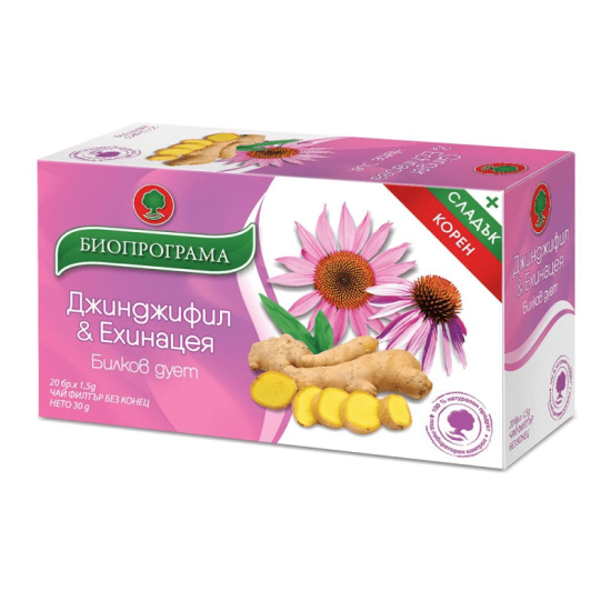 Чай Джинджифил и Ехинацея 20 ф Биопрограма