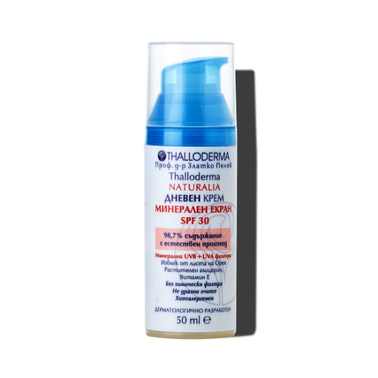 Крем минерален екран SPF 30 дневен NATURALIA 50 мл - ТАЛОДЕРМА