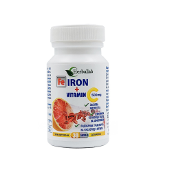 Желязо и Витамин С 30 капсули, Хербаллаб