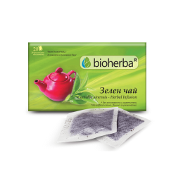 Зелен чай - класик 20 филтърни пакетчета, Биохерба
