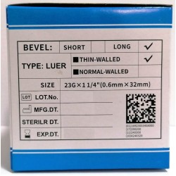 Игли 23 G / 0.mm x 32mm 1/4 стерилни 100 бр