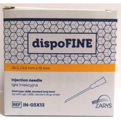 Игли 30 G / 0.3mm x 13mm стерилни 100 бр