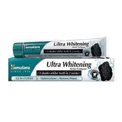 УЛТРА избелваща билкова паста с активен въглен ULTRA WHITENING, Himalaya, 75 ml