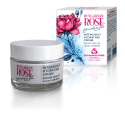 Крем за лице интензивно хидратиращ BULGARIAN ROSE SIGNATURE SPA с хайвер 50 мл - Българска роза