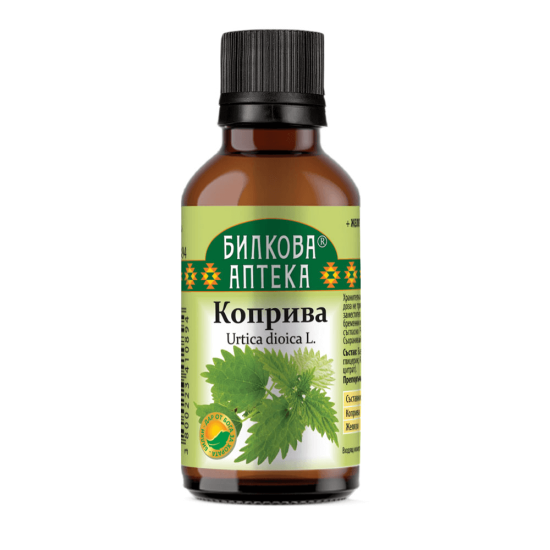 КОПРИВА, тинктура 50мл, Биохерба