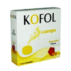 Кофол бонбони за здраво гърло с вкус на мед и лимон 12 броя, Charak