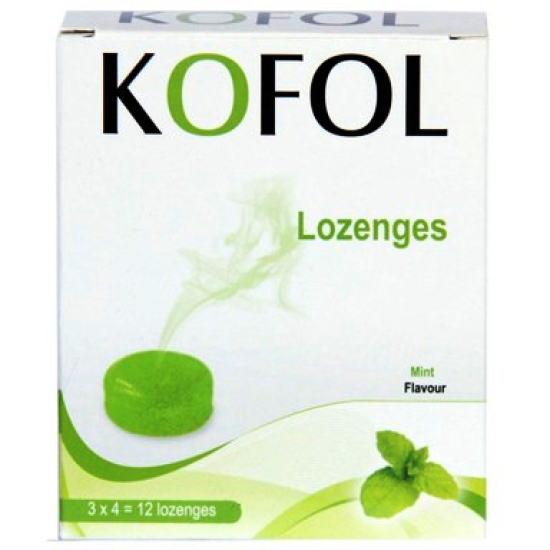 Кофол за здраво гърло 12 ментови бонбони, Charak