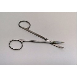 КРИВА ХИРУРГИЧНА НОЖИЦА С ОСТЪР ВРЪХ 10 - 12