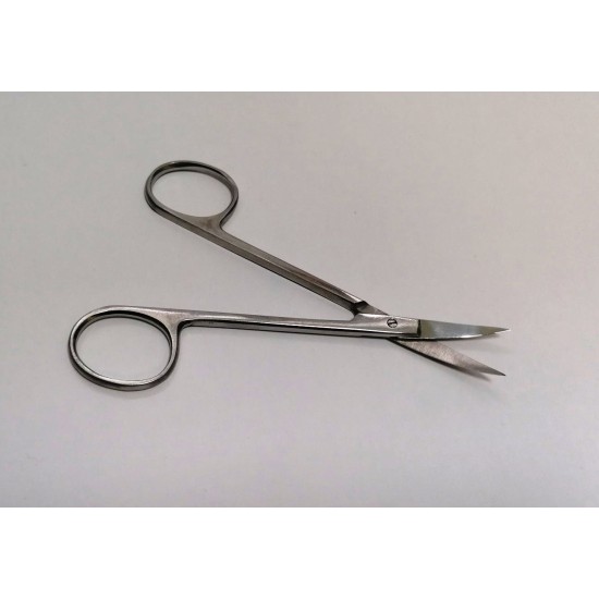 КРИВА ХИРУРГИЧНА НОЖИЦА С ОСТЪР ВРЪХ 10 - 12