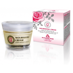 Крем за лице с натурално розово масло подхранващ LJ 50 мл - Българска роза