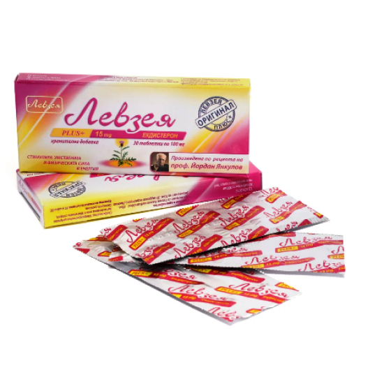 Левзея + 30 таблетки, Цветелина