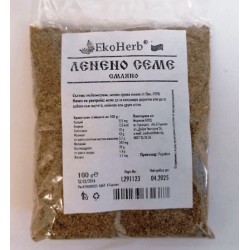 Ленено семе трошено 100 гр, Еко Херб