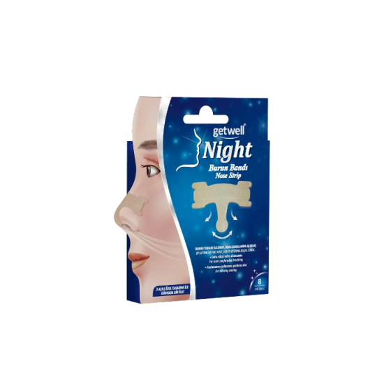 Ленти за нос за комфортно дишане, 8бр, Getwell / Биохерба