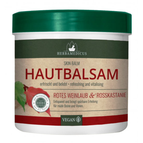 Балсам с червени лозови листа и конски кестен 250 мл., HERBAMEDICUS - Schmees GMBH