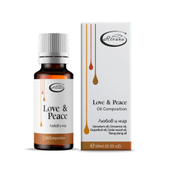ЛЮБОВ И МИР - КОМПОЗИЦИЯ ОТ ЕТЕРИЧНИ МАСЛА, 10 МЛ - РИВАНА