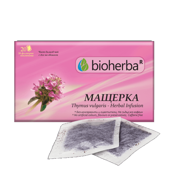 Билков чай Мащерка 20 филтърни пакетчета, Биохерба