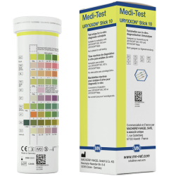 Medi-Test Тест ленти за урина за анализатори URYXXON Combi 10 (Bilirubin, Blood, Density, Glucose, Ketones, Leukocytes, Nitrite, pH, Protein, Urobilinogen)