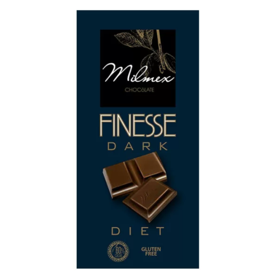 Шоколад, натурален, без захар, “Финес”, 80гр - Милмекс