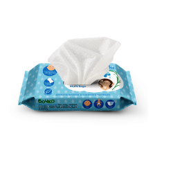 Влажни кърпички за лице и тяло 99,6% вода 64 бр - БОЧКО / ЛАВЕНА