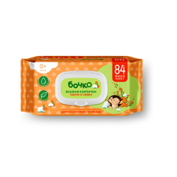 Влажни кърпички Памук и невен 84 бр - БОЧКО / ЛАВЕНА