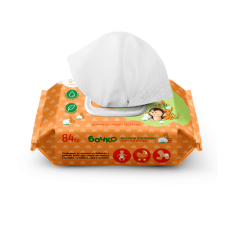 Влажни кърпички Памук и невен 84 бр - БОЧКО / ЛАВЕНА