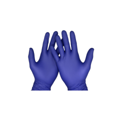 Нитрилни ръкавици размер L индиго 100 бр в кутия