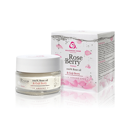 Крем около очи ROSE BERRY NATURE 15 мл - Българска роза