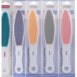 Пемза за крака и ръце с дръжка (3032) различни цветове - TITANIA