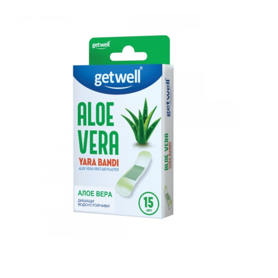 Пластир с Алое Вера, 15 бр., Getwell / Биохерба