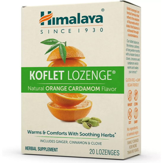 Кофлет с аромат на Портокал и Кардамон, 20 бонбона Himalaya Wellness