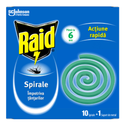 RAID Спирали срещу летящи 10 бр - SC Johnson