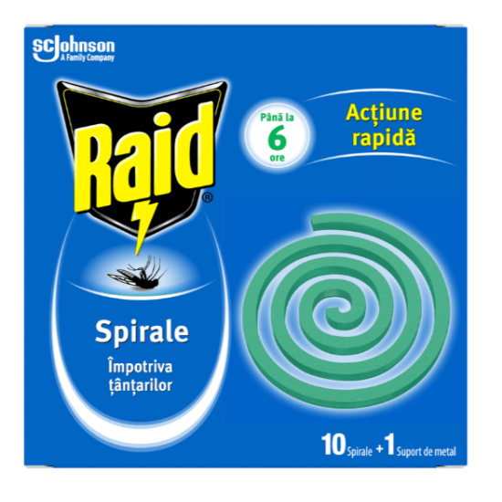 RAID Спирали срещу летящи 10 бр - SC Johnson