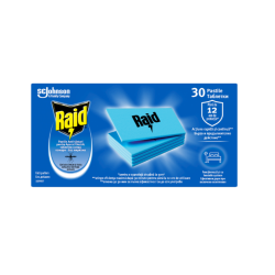 RAID Таблетки за електрически изпарител, инсектицид, срещу летящи насекоми, 30 бр. - SC Johnson