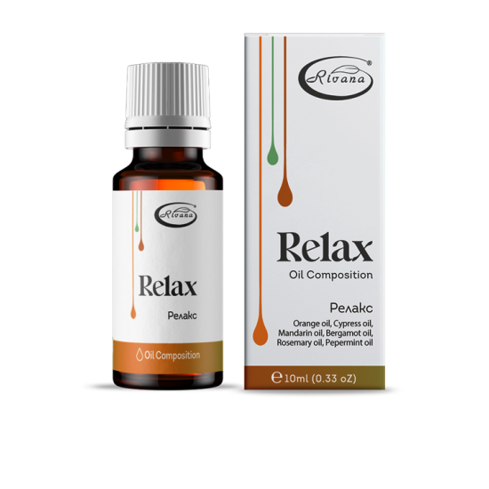 РЕЛАКС - КОМПОЗИЦИЯ ОТ ЕТЕРИЧНИ МАСЛА, 10 МЛ - РИВАНА
