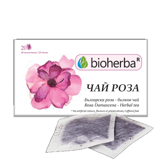Билков чай Роза 20 филтърни пакетчета, Биохерба